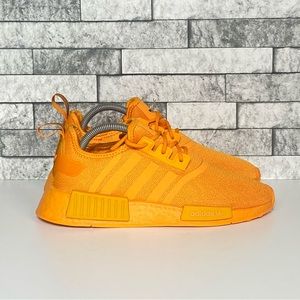 New Adidas NMD R1 Womens 8 Orange Athletic Shoes